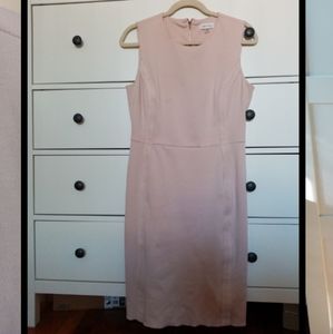 Pink Calvin Klein pencil dress